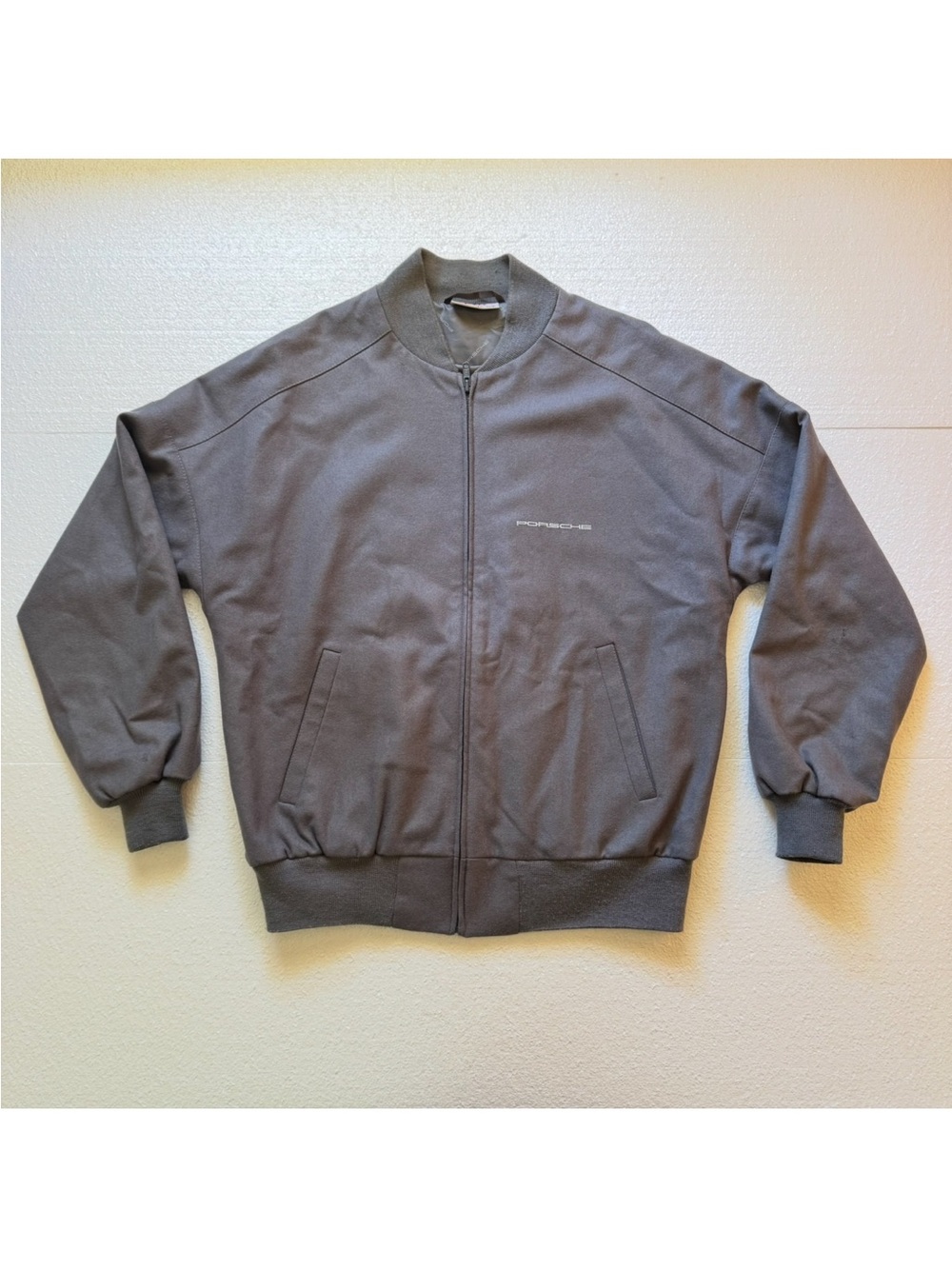 Vintage Porsche Exclusive Racing Bomber Jacket Men's Large